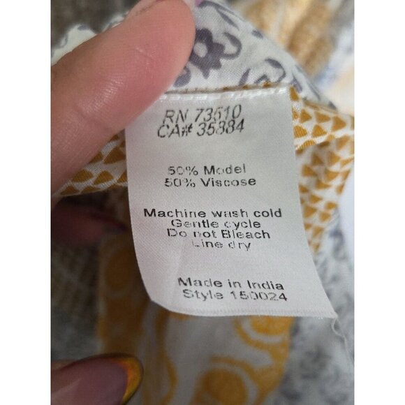 Women's Ivy Jane S/M Beachy Cover Up Boho Flowy Light Weight - Picture 4 of 6